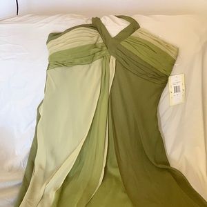 Multi color chiffon dress